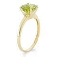 thumbnail image 2 of 10k gold round gemstone ring, 2 of 2