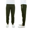 thumbnail image 1 of Mens Fleece Jogger Pants with Zipper Pocket Upto 5XL, 1 of 2