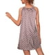 thumbnail image 1 of Qarigey Vestido informal con estampado sin mangas bohemio elegante estético vestido playero fiesta de vacaciones ropa de moda de verano Vestidos Rosado METRO Qarigey AP010895-50, 1 of 6