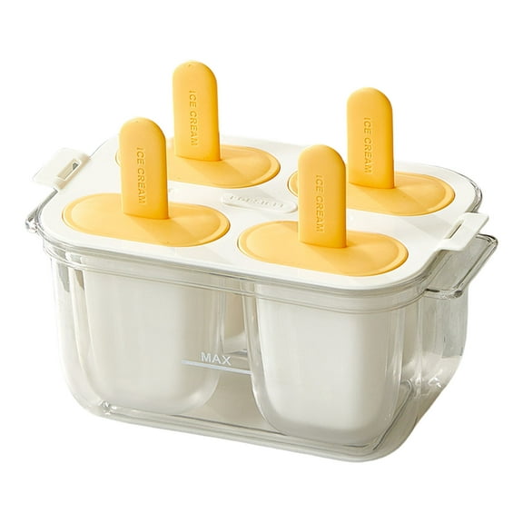 Grade Silicone Popsicles Mold for Homemade Ice Cream Double Layer Ice Maker Mould Practical Kitchen Accessories