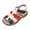 Z3-Red, variant on Rotm Toddler Sandals Big girl and Toddler Girl Sandals with Durable Leather and Glitter Straps, Summer Dress Shoes for Girls Brown,2.5