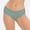 Green, variant on Under $3 Cotton Underwear For Women Mid Rise Skin Friendly Rib Fabric Moisture-Wicking Cheeky Cut Ribbed Lace Trim Cheeky Bikini Panties S-XL