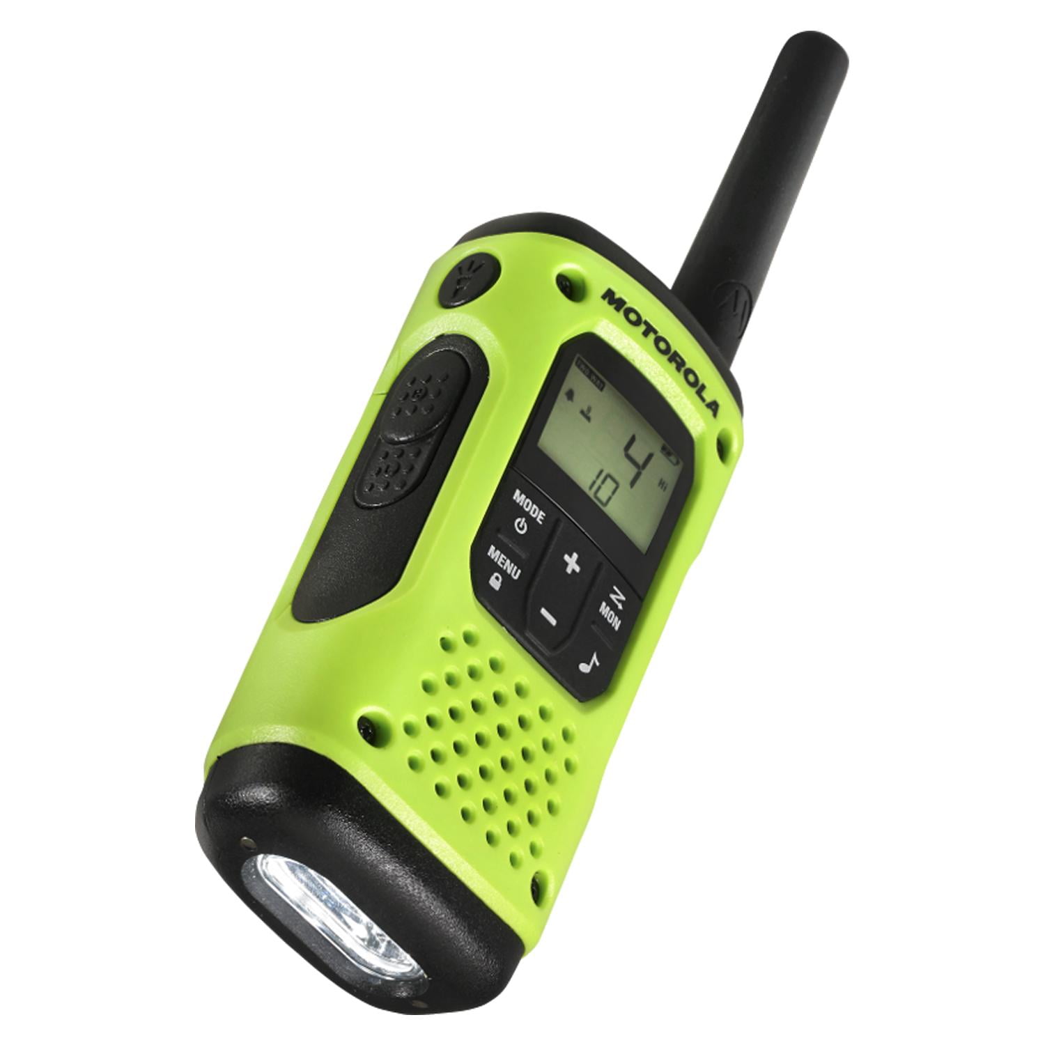 Motorola Talkabout T605 Two-Way Radios, 35-Mile Range, Walkie Talkie with  Cases Included (12-Pack) Lime