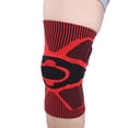 thumbnail image 3 of Rodillera deportiva, soporte de presión tejido, protector de rótula, funda protectora para piernas, equipo protector de Fitness, rodillera deportiva XL, 3 of 8