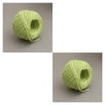 thumbnail image 2 of Naiovety Cuerdas de cinta de arpillera retorcidas para banquete de boda Cuerdas de hilo de coser Cuerdas de embalaje portátiles DIY Verde claro 2piezas, 2 of 5