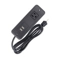 thumbnail image 4 of Recessed Power Strip, Recessed Power Outlet Fast Charging 1 Socket 2 USB 1 Type C Fire Resistant  for Office, 4 of 7