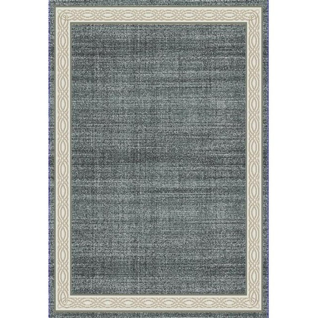 DynamicRugs YA691770590 1770 Yazd Collection 5.3 x 7.7 in. Traditional Rectangle Rug, Blue & Grey