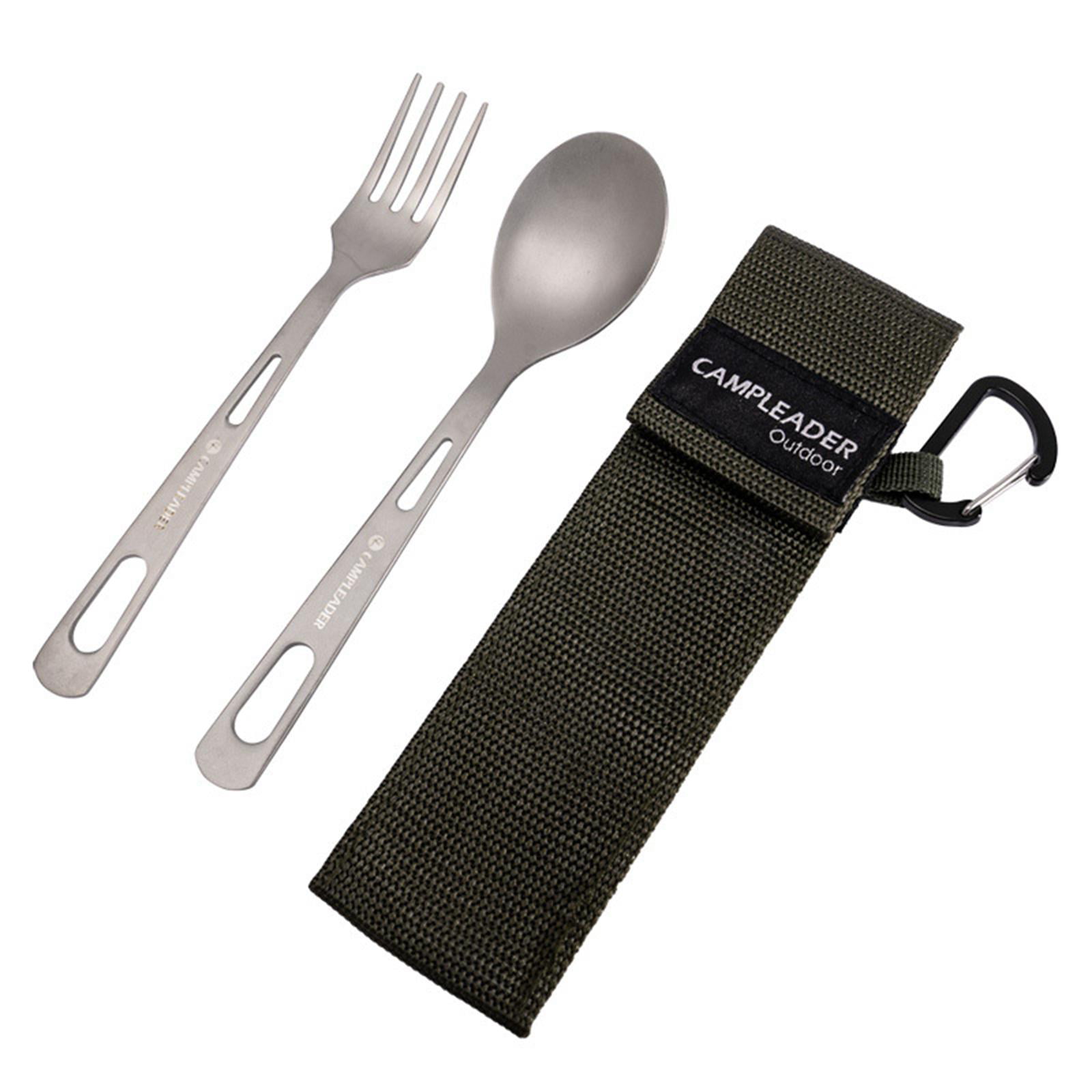 Portable Magnetic Camping Cutlery Set Lightweight Travel - Temu