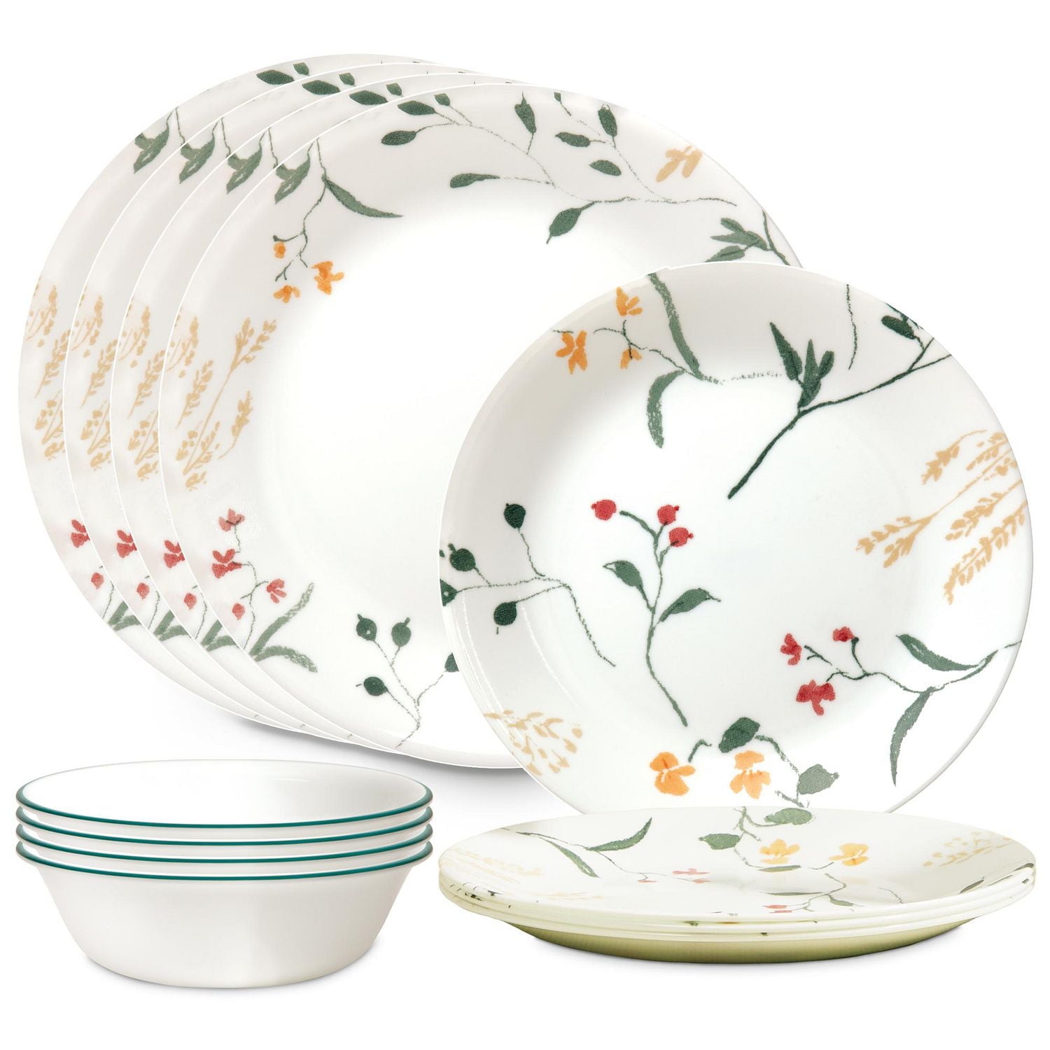 Corelle® Vitrelle® Signature Wildflower Scatter 12-piece