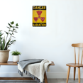 thumbnail image 4 of Wllo0ord Vintage Tin Danger Sign Retro Metal Radiation Sign for Outdoor Decoration - Outdoor Funny Wall Art Plaque 12x8 Inch, 4 of 8