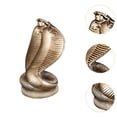 thumbnail image 6 of yotijay Snake Statue Snake Sculpture 2025 New Year Decoration Feng Shui Decor Decorative Brown, 6 of 9