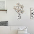thumbnail image 2 of Homebeez Vintage Metal Wall Art Decor Rustic Hanging Wall Flowers Decorative Metal Floral Art for Home Living Room Bathroom Indoor Outdoor Decors, 2 of 7