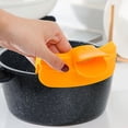 thumbnail image 5 of Shaped Silicone Pot Strainer Clip On Pan Pour Spout Anti Spill Kitchen Strainer For Pots Pans Draining Gadget For Pasta Vegetables Broth,Funnel, 5 of 7