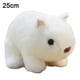 thumbnail image 2 of Peluche de algodón práctico Wombat de peluche, accesorio para fotografías, bonito aspecto para sala de estar, 25 cm, color blanco, 2 of 4
