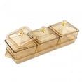 thumbnail image 3 of Siruishop Appetizer Tray Nut and Candy Serving Tray Food Storage Container Box Dried Fruit Brown 3 Grids, 3 of 8