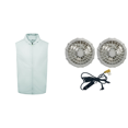 thumbnail image 1 of Ropa Verano Con Aire Acondicionado para Hombres Y Mujeres Chaleco Refrescante Exteriores (gris L), 1 of 7