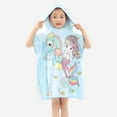 thumbnail image 3 of BULLPIANO Toddler Kids Baby Girls Boys Beach Towel with Hood Swim Cover Up Bath Towel Surf Poncho Beach Cover Ups, 3 of 8