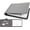 Gray, variant on Business Check Binder 7 Ring for 3-Up Business Size Checks with Extra Business Card Case - PU Leather Deluxe 7 Ring Checkbook Binder Portfolio with 600 Check Capacity and Storage