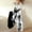 Black, variant on Women Jumpsuits Casual Sleeveless Baggy Long Pants Floral Elastic Waist One Piece Jumpsuits Baggy Overalls Crewneck Beach Vacation Outfits Travel Clothes L