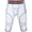 White, variant on Exxact Sports Combat 7-Pad Adult Football Girdle for Men with Cup Pocket, Padded Compression Shorts with Integrated Pads, Men's Girdle Football (AS, White)