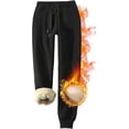 thumbnail image 2 of Womens Jogging Pants Thermal Lined Sweatpants, 2 of 5