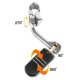 thumbnail image 5 of Xfmt 32 Mm 1,25 "" Cromo Largo Ángulo Protector De Motor De Carretera Clavija De Pie Ajuste Universal Para Motocicleta Estilo Streamliner, 5 of 5
