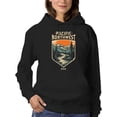 thumbnail image 3 of Pacific Northwest Ice Mountains Hoodie Women's -SelectDesign, 3 of 4