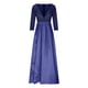 thumbnail image 5 of Qucoqpe - Vestido de fiesta con lentejuelas brillantes para mujer, elegante vestido de dama de honor con escote en V, manga larga, satén, corte sirena, abertura lateral alta, brillante, elástico,, 5 of 5