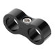 thumbnail image 1 of Adaptador de Montaje de Manguera de Abrazadera de Separador de Manguera de de 2 Orificios para Automóvil, Aleación de Aluminio An8 negro, 1 of 5