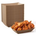 thumbnail image 1 of Bandejas de comida Jolly Chef, papel kraft de 1 kg, 100 unidades, desechables, 1 of 8