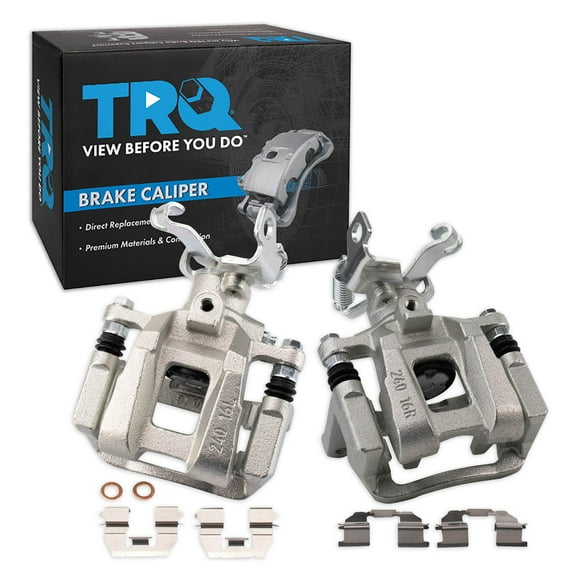 TRQ Rear Brake Caliper Set Compatible with 2016-2019 Chevrolet Malibu