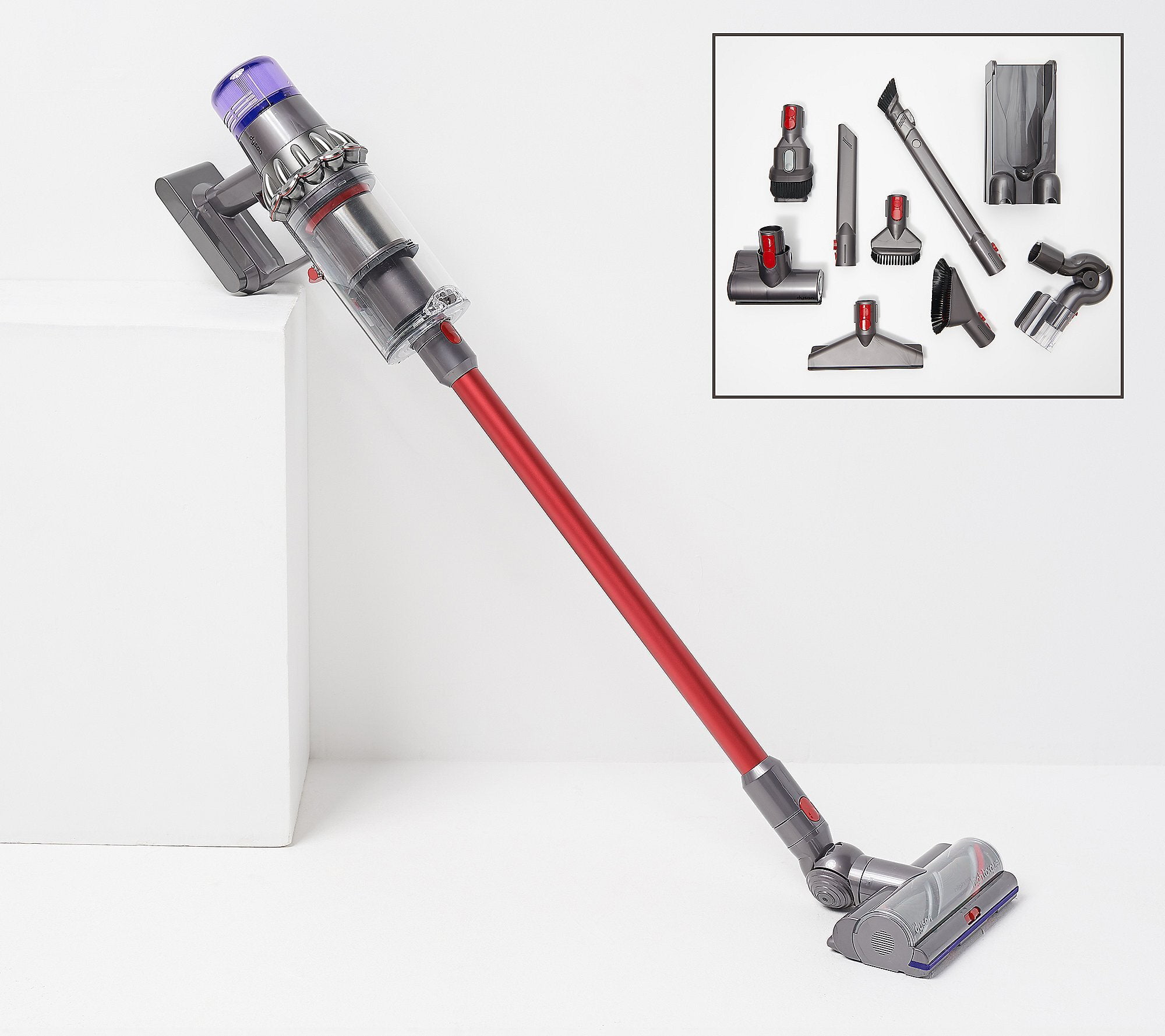 Details about   Dyson V11 Stick Vacuum Cleaner with Click-in Battery Red Tube Torque Drive Head 