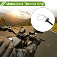 thumbnail image 2 of Empuñadura del Acelerador de 22mm Unique Bargains 1 Tornillo de Ajuste Negro M10 Cable de Acelerador Blanco de 120cm Aleación de Aluminio para Motocicleta para KLX CR para CRF EXC XR TTR CB SSR, 2 of 6