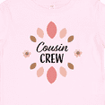 thumbnail image 4 of Inktastic Cousin Crew with Pink Flowers Girls Baby T-Shirt, 4 of 5
