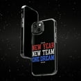 thumbnail image 6 of DistinctInk Clear Hybrid Case for Apple iPhone 15 Pro (6.1" Screen) - New Year New Team One Dream - Lightweight Grip, 6 of 9