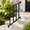 Black-Stair Railing-2 Step-1, variant on Black-Stair Railing 4 Step 1 4ft W X 36in H Outdoor Stair Deck Guard Rail Kit