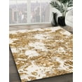 thumbnail image 2 of Ahgly Company Indoor Round Abstract Wheat Beige Abstract Area Rugs, 7' Round, 2 of 6