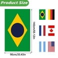 thumbnail image 5 of National Shoulder Flag Cape for Adults Lightweight Breathable Sports Fan Wear, 5 of 7
