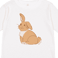 thumbnail image 4 of Inktastic Easter Cute Floppy Ear Brown Bunny Boys or Girls Long Sleeve Toddler T-Shirt, 4 of 5