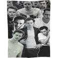 thumbnail image 2 of Bill Skarsgard Throw Blanket, Super Soft & Comfy Flannel Fleece Blanket, Lightweight Cozy Microfiber Anti-Pilling Plush Blanket for Sofa Chair, Bed, Couch 80x60 inch, 2 of 7