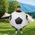 thumbnail image 4 of KAKOWELY Disfraz inflable de fútbol divertido para niños, ideal para animadores y eventos deportivos. Disfraz inflable único para Halloween y cosplay., 4 of 5