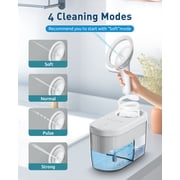 Electric Ear Wax Cleaner, Water Powered Ear Cleaner Automatic, Earwax Cleaning Removal Tool with 4 Cleaning Modes, 10min Auto Off, IPX5 Waterproof, 12 Wash Tips, 400ml Sewage & Clean Water Tank