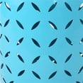 thumbnail image 6 of Noble House Lilac 12" Modern Iron Outdoor Side Table in Blue Finish, 6 of 10