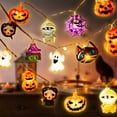 thumbnail image 1 of ¡Liquidación! Lámpara de jardín Lssam, lámpara solar para exteriores, luces de calabaza de Halloween, decoraciones de Halloween, luces colgantes mejoradas, guirnalda de luces de Halloween para, 1 of 6