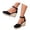 Black, variant on Women's Wedge Sandals Platform Espadrilles High Heel Ankle Strap Summer Casual Shoes