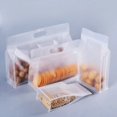 thumbnail image 2 of Contenedores de silicona para almacenamiento de alimentos frescos, bolsa reutilizable a prueba de fugas, con cierre de cremallera, envoltura fresca, 2 of 4