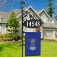 thumbnail image 2 of Address America USA Handcrafted, Double-Sided Park Place with Air Force Flag and Solar Light - 58" Pole, 2 of 2
