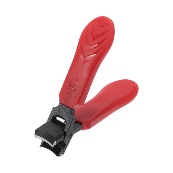 Unique Bargains 1 Pc Anti-splash Nail Clippers Toenail Clippers 3.43"x0.63" Red