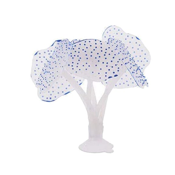 Artificial Jellyfish Aquarium Ornament, Luminous Simulation Realistic Non-toxic Silicone Jellyfish Landscaping Fish Tank Accessory for Home Decoration