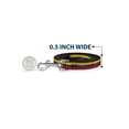 thumbnail image 4 of Buckle-Down Pet Leash, Dog Leash, Venezuela Flag Continuous Repeat, 4 Feet Long 1.0 Inch Wide, 4 of 6